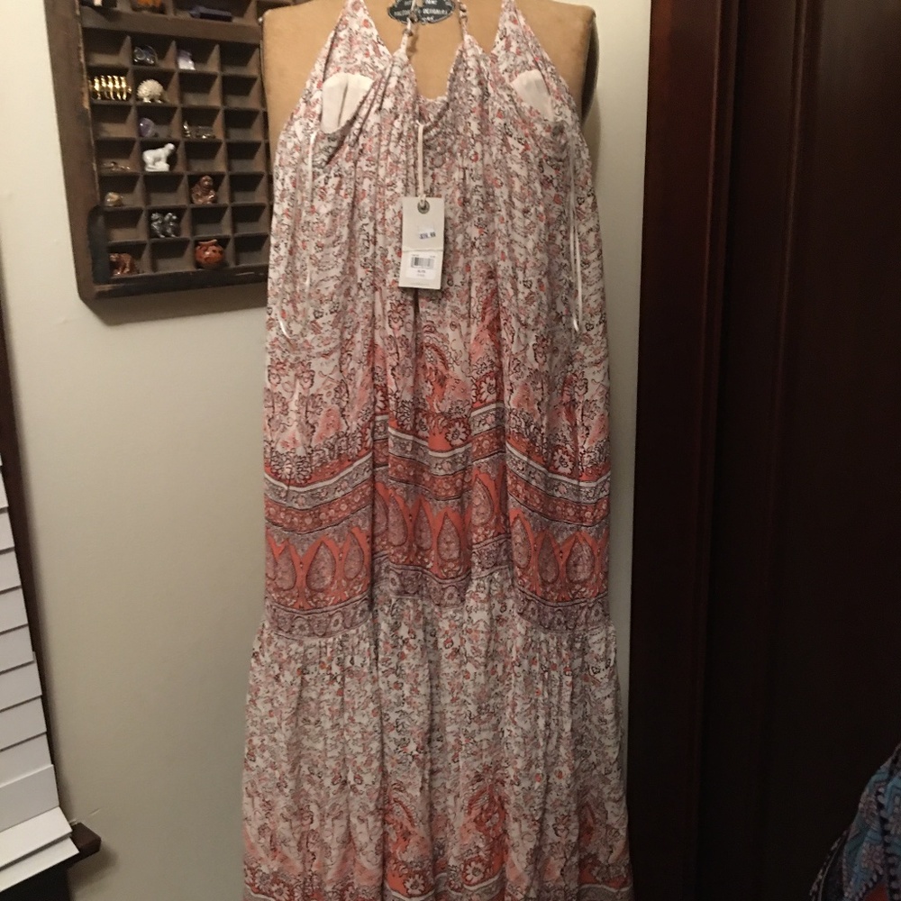 Size XL Lucky Brand NWT Bohemian Sun Dress - Picture 3 of 5